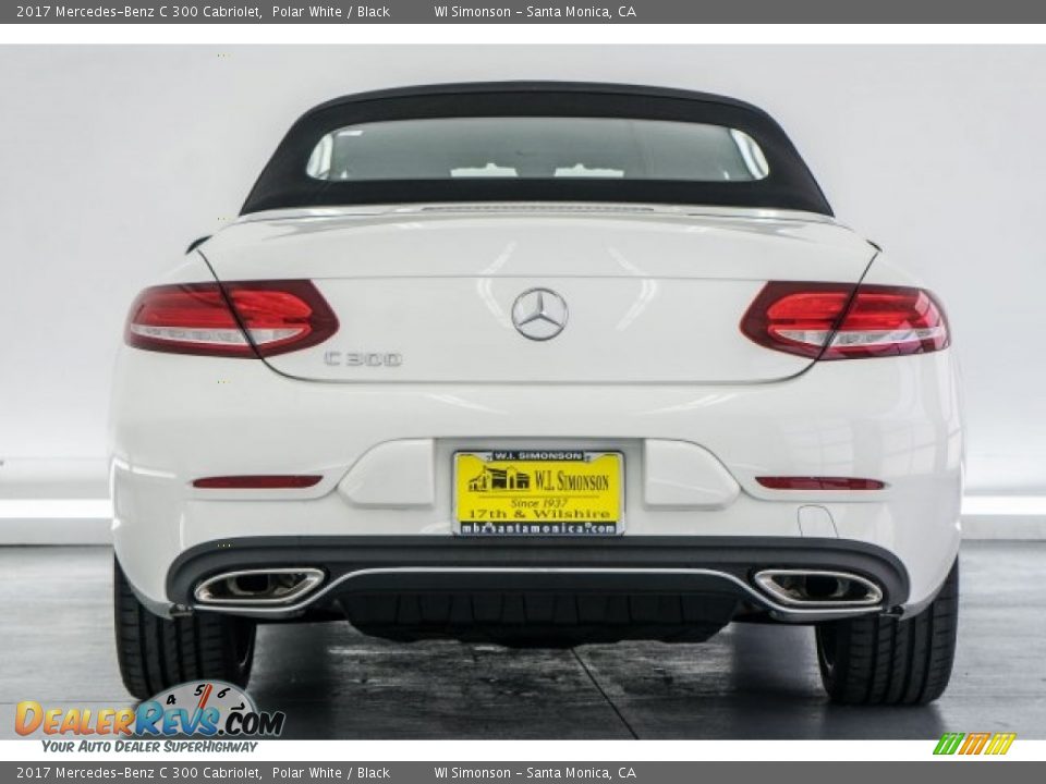 2017 Mercedes-Benz C 300 Cabriolet Polar White / Black Photo #4