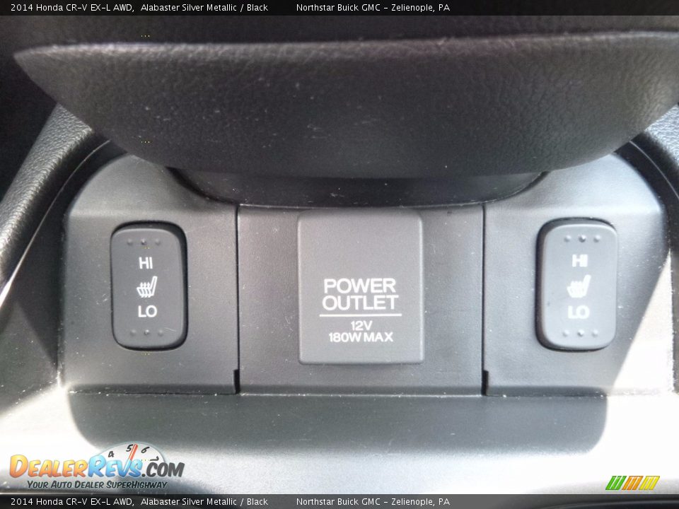2014 Honda CR-V EX-L AWD Alabaster Silver Metallic / Black Photo #24