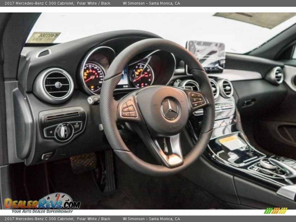 2017 Mercedes-Benz C 300 Cabriolet Polar White / Black Photo #6