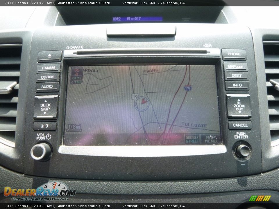 2014 Honda CR-V EX-L AWD Alabaster Silver Metallic / Black Photo #25