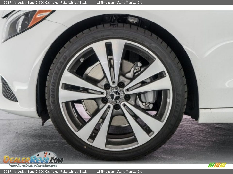 2017 Mercedes-Benz C 300 Cabriolet Polar White / Black Photo #9