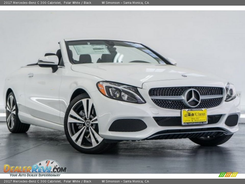 2017 Mercedes-Benz C 300 Cabriolet Polar White / Black Photo #12