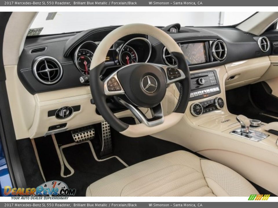 Dashboard of 2017 Mercedes-Benz SL 550 Roadster Photo #7
