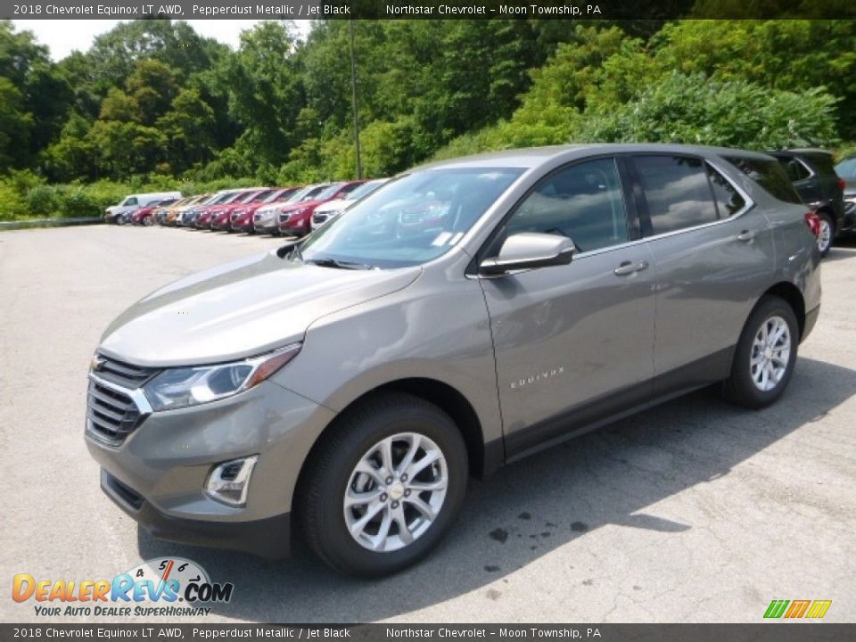 2018 Chevrolet Equinox LT AWD Pepperdust Metallic / Jet Black Photo #1