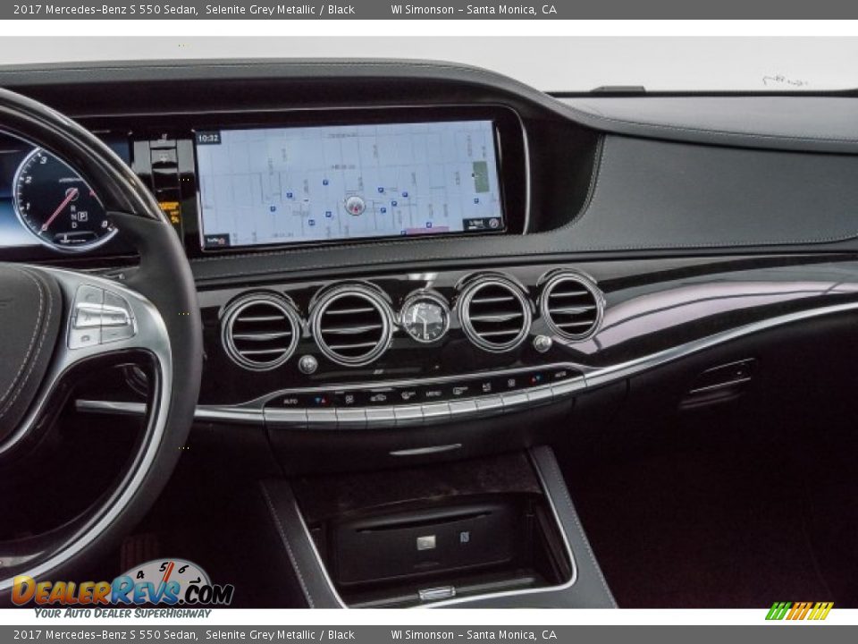 2017 Mercedes-Benz S 550 Sedan Selenite Grey Metallic / Black Photo #5