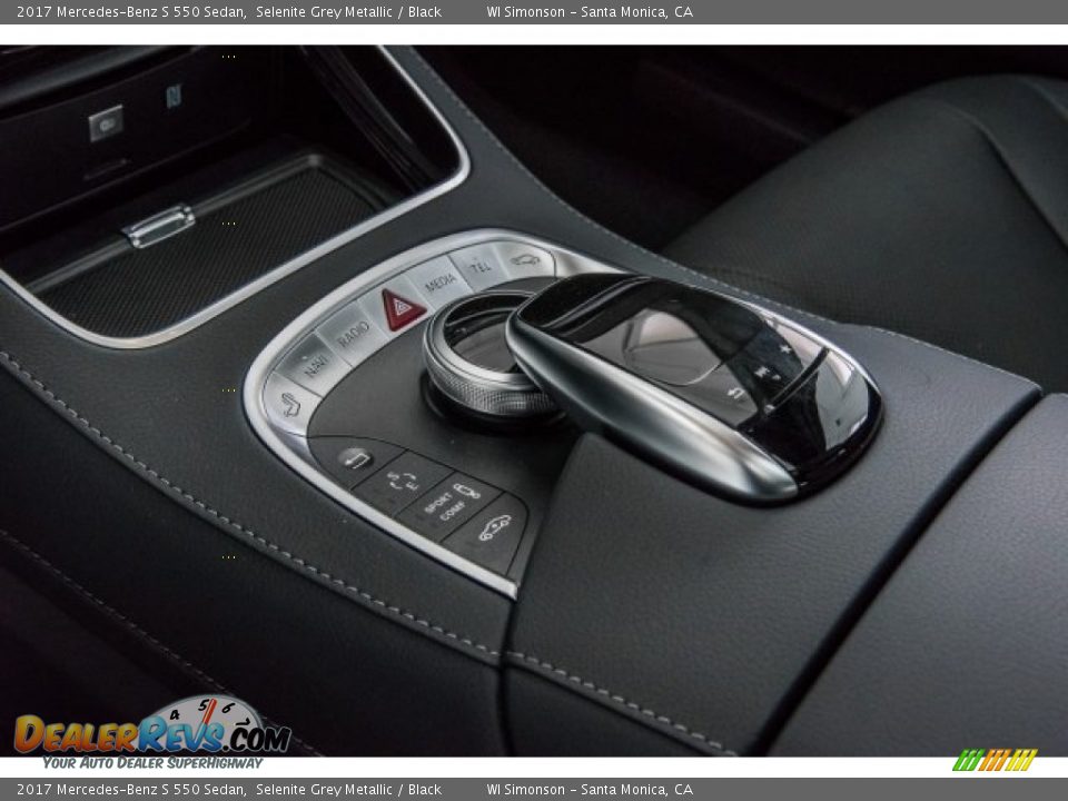 2017 Mercedes-Benz S 550 Sedan Selenite Grey Metallic / Black Photo #6