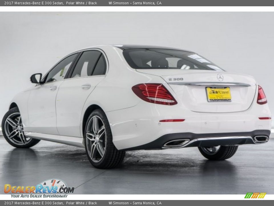 2017 Mercedes-Benz E 300 Sedan Polar White / Black Photo #3
