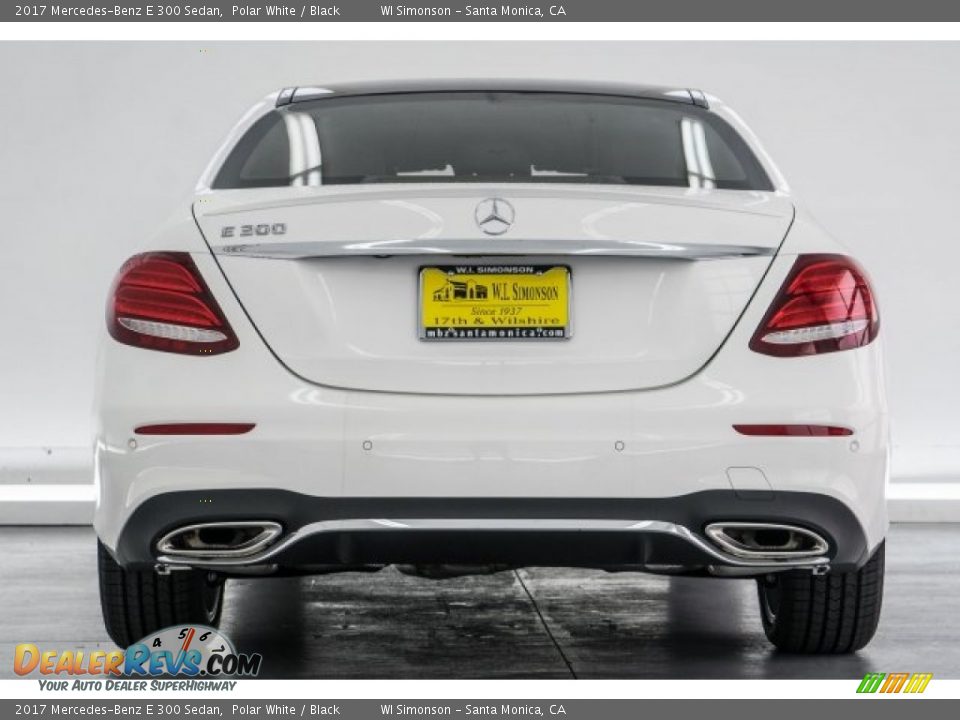 2017 Mercedes-Benz E 300 Sedan Polar White / Black Photo #4
