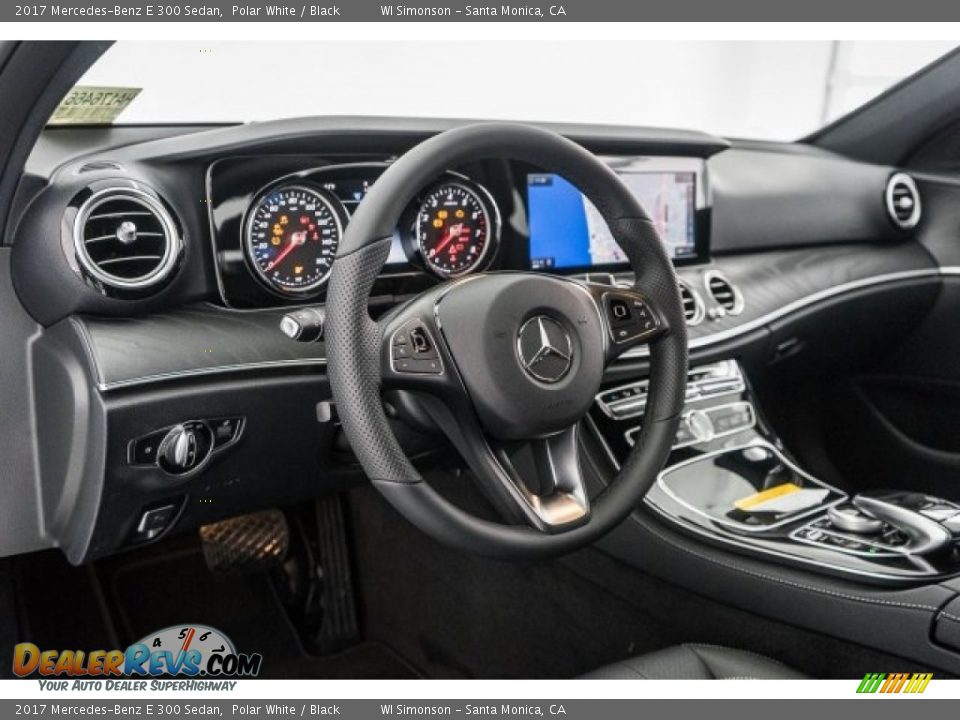 2017 Mercedes-Benz E 300 Sedan Polar White / Black Photo #6