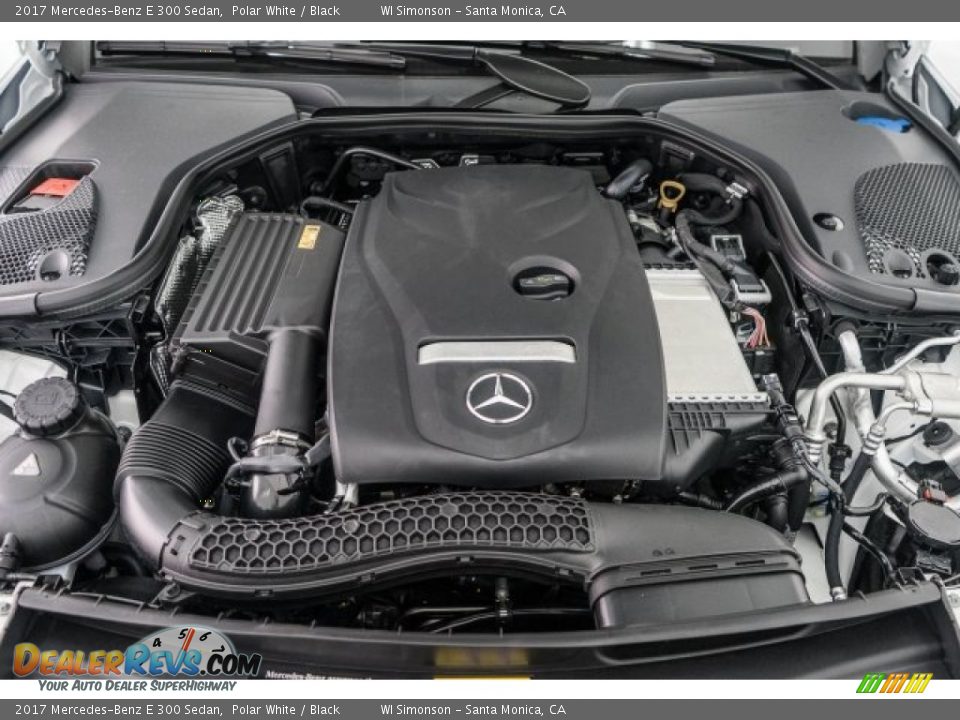2017 Mercedes-Benz E 300 Sedan Polar White / Black Photo #8