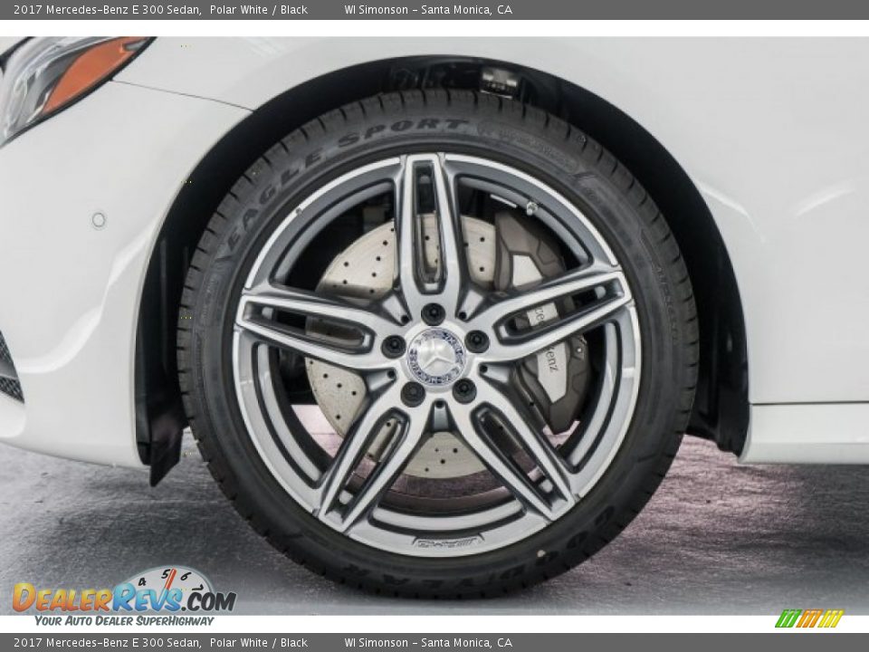 2017 Mercedes-Benz E 300 Sedan Polar White / Black Photo #9