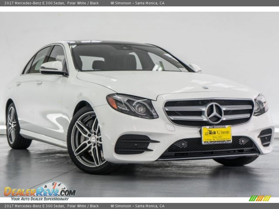 2017 Mercedes-Benz E 300 Sedan Polar White / Black Photo #12