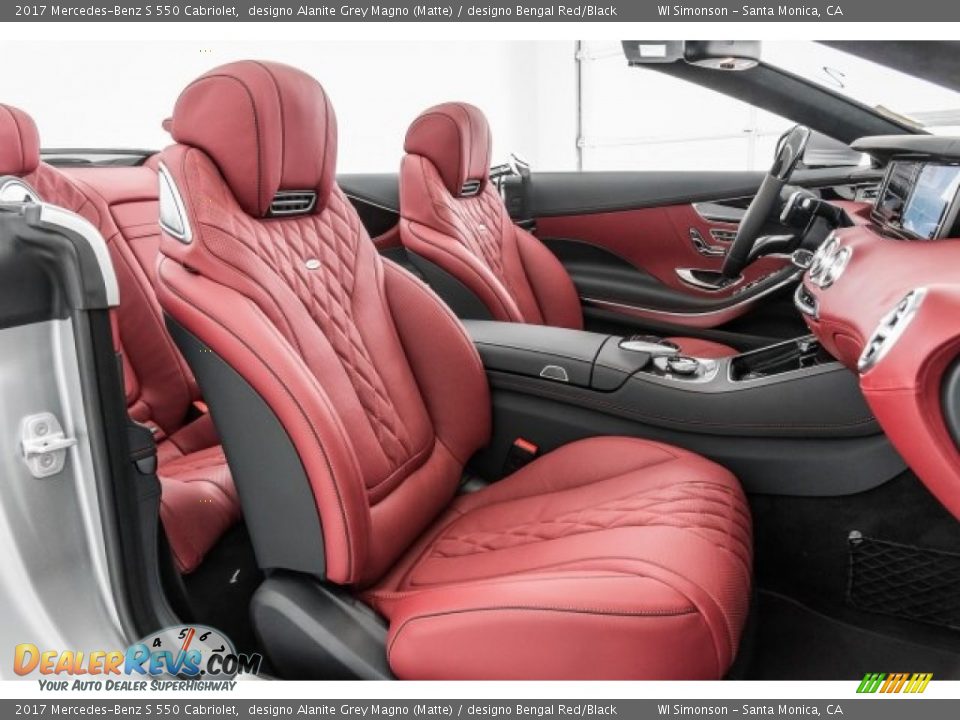 Front Seat of 2017 Mercedes-Benz S 550 Cabriolet Photo #2