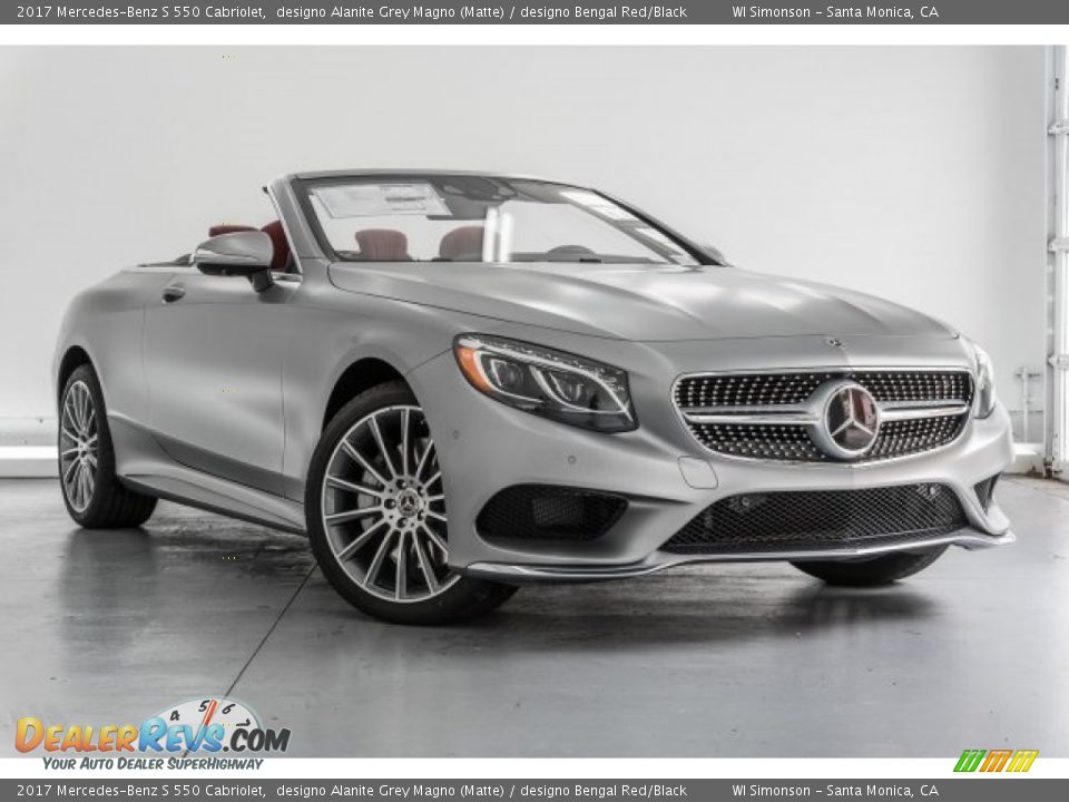 Front 3/4 View of 2017 Mercedes-Benz S 550 Cabriolet Photo #11
