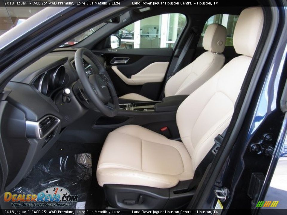 Latte Interior - 2018 Jaguar F-PACE 25t AWD Premium Photo #3