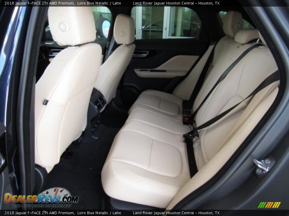 2018 Jaguar F-PACE 25t AWD Premium Loire Blue Metallic / Latte Photo #5