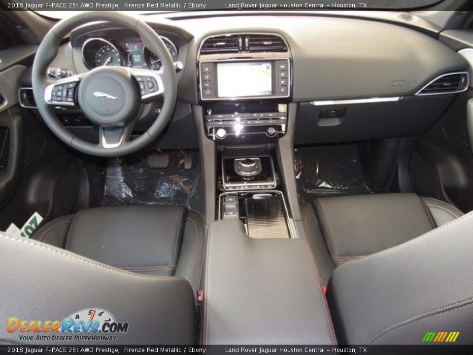 2018 Jaguar F-PACE 25t AWD Prestige Firenze Red Metallic / Ebony Photo #4