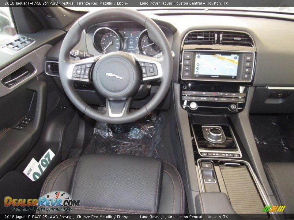 2018 Jaguar F-PACE 25t AWD Prestige Firenze Red Metallic / Ebony Photo #13