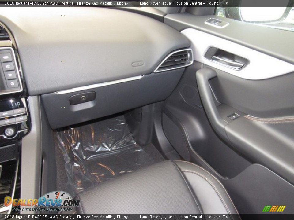 2018 Jaguar F-PACE 25t AWD Prestige Firenze Red Metallic / Ebony Photo #14