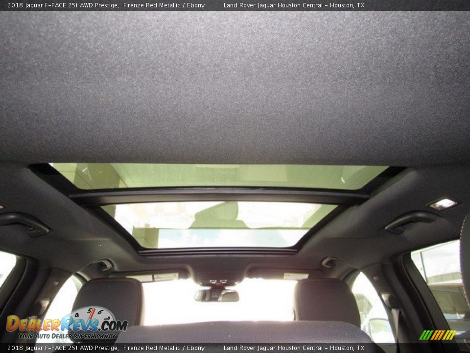 2018 Jaguar F-PACE 25t AWD Prestige Firenze Red Metallic / Ebony Photo #17