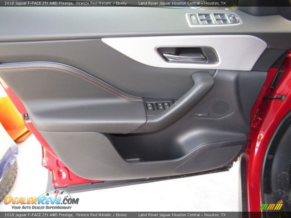 2018 Jaguar F-PACE 25t AWD Prestige Firenze Red Metallic / Ebony Photo #18