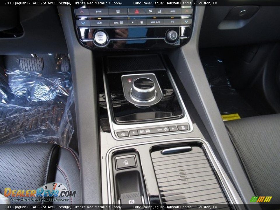 2018 Jaguar F-PACE 25t AWD Prestige Firenze Red Metallic / Ebony Photo #19