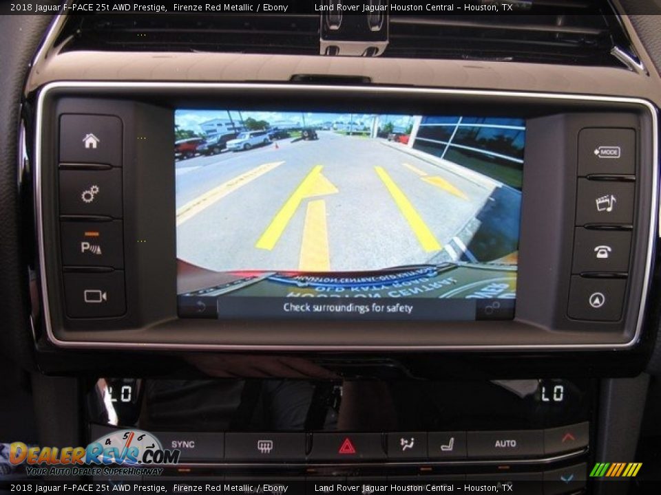 2018 Jaguar F-PACE 25t AWD Prestige Firenze Red Metallic / Ebony Photo #20