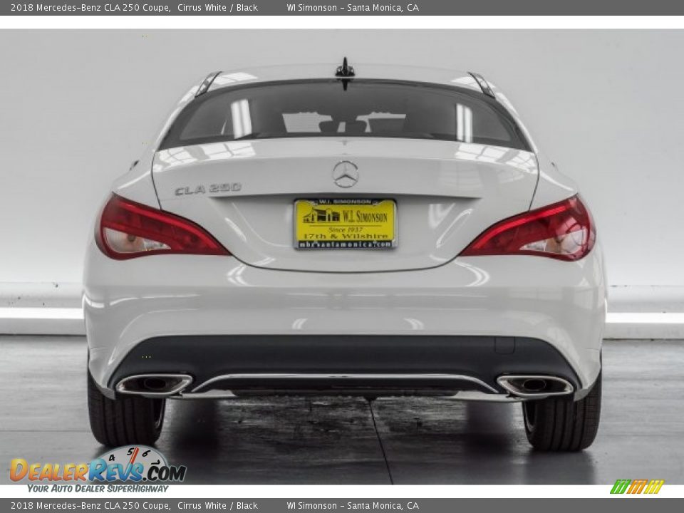 2018 Mercedes-Benz CLA 250 Coupe Cirrus White / Black Photo #4