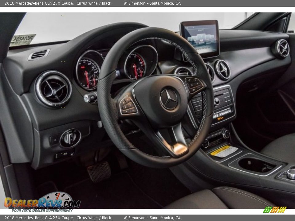 2018 Mercedes-Benz CLA 250 Coupe Cirrus White / Black Photo #6
