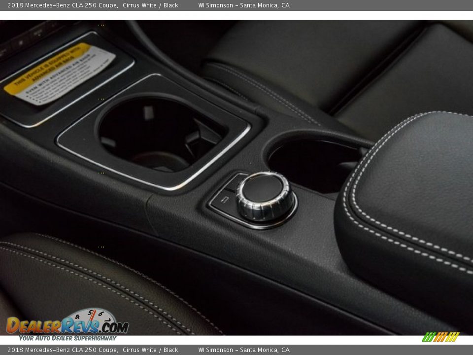 2018 Mercedes-Benz CLA 250 Coupe Cirrus White / Black Photo #7