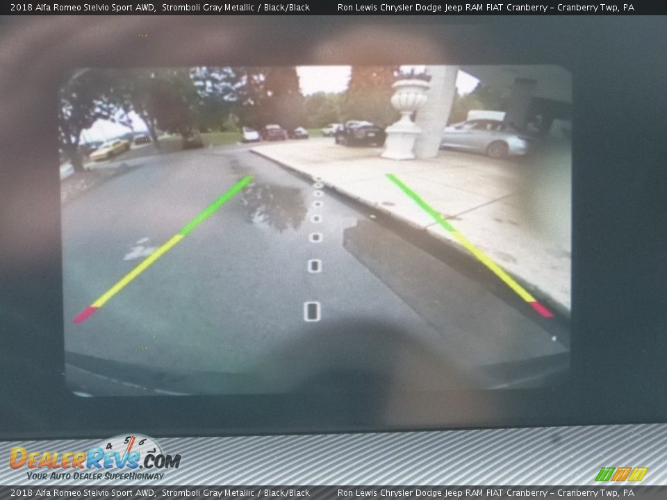 2018 Alfa Romeo Stelvio Sport AWD Stromboli Gray Metallic / Black/Black Photo #26