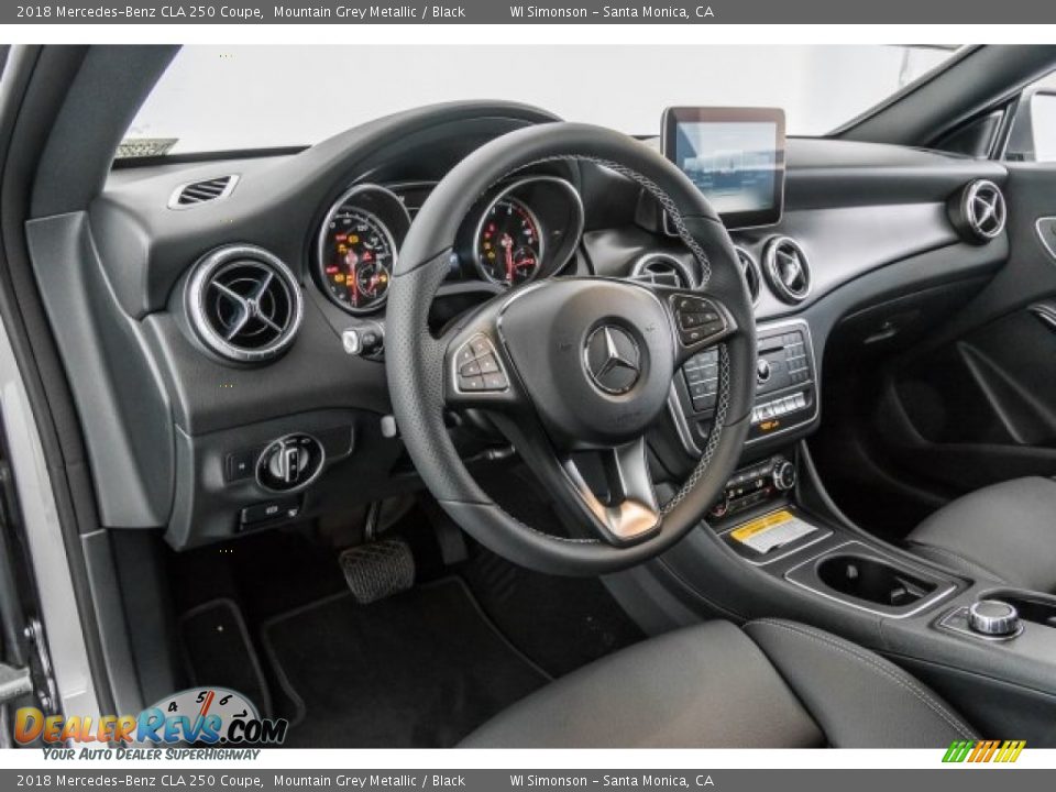 2018 Mercedes-Benz CLA 250 Coupe Mountain Grey Metallic / Black Photo #6
