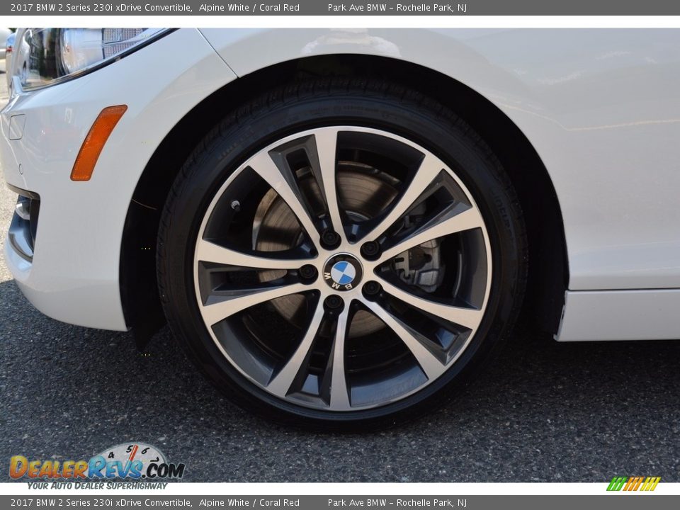 2017 BMW 2 Series 230i xDrive Convertible Alpine White / Coral Red Photo #31