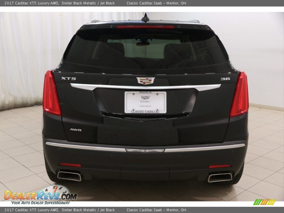 2017 Cadillac XT5 Luxury AWD Stellar Black Metallic / Jet Black Photo #9