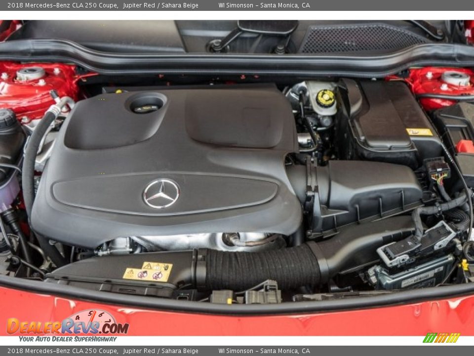 2018 Mercedes-Benz CLA 250 Coupe Jupiter Red / Sahara Beige Photo #8