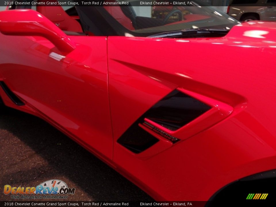 2018 Chevrolet Corvette Grand Sport Coupe Torch Red / Adrenaline Red Photo #13