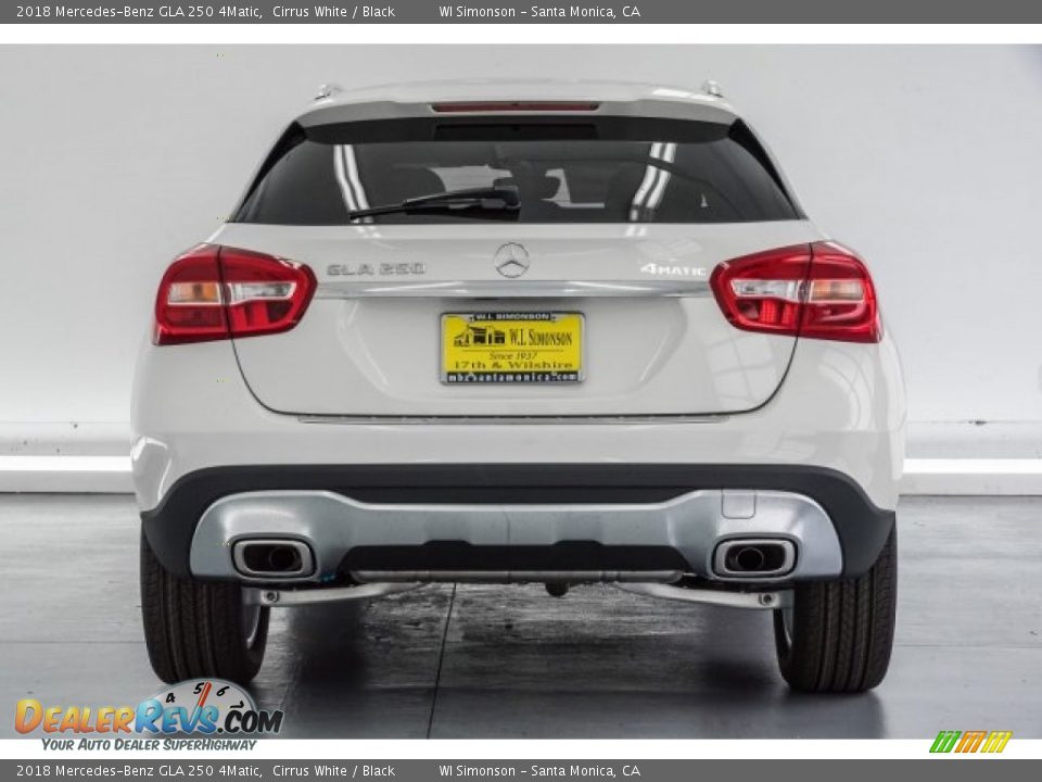 2018 Mercedes-Benz GLA 250 4Matic Cirrus White / Black Photo #4