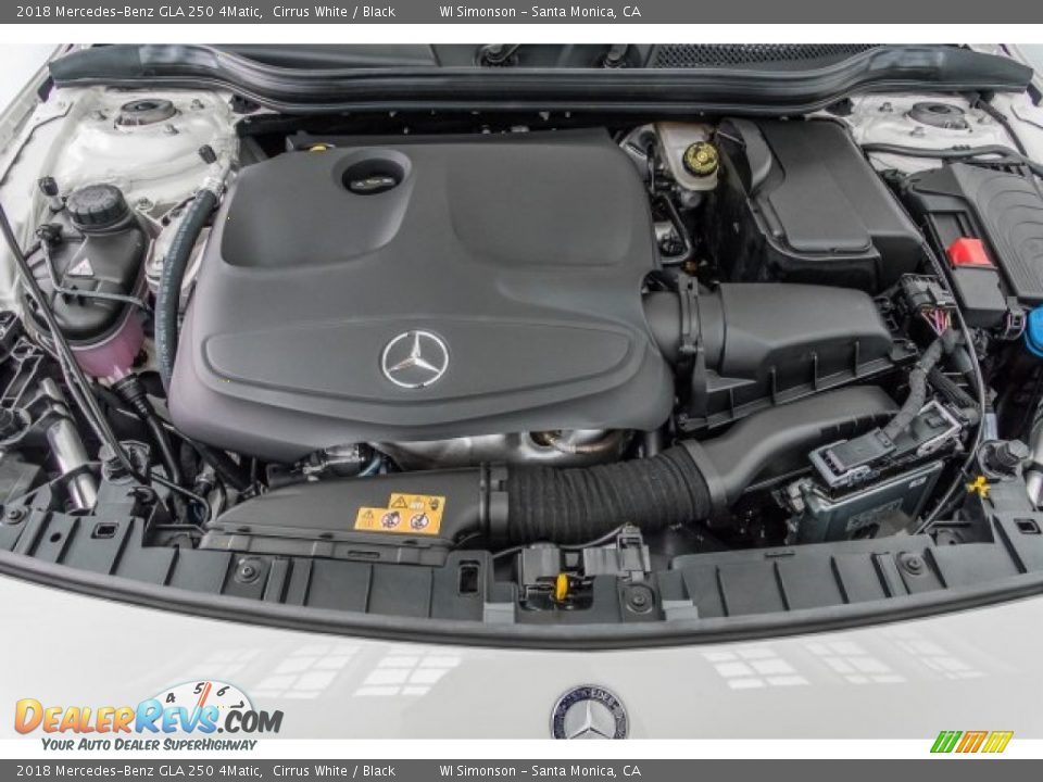 2018 Mercedes-Benz GLA 250 4Matic Cirrus White / Black Photo #8