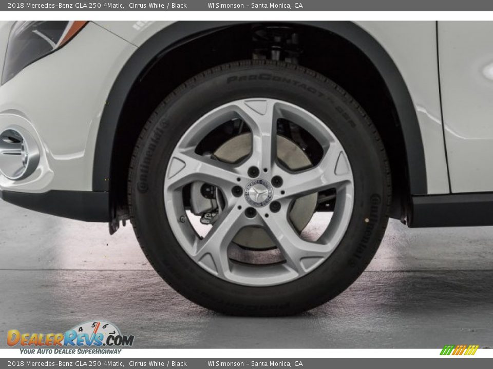2018 Mercedes-Benz GLA 250 4Matic Cirrus White / Black Photo #9