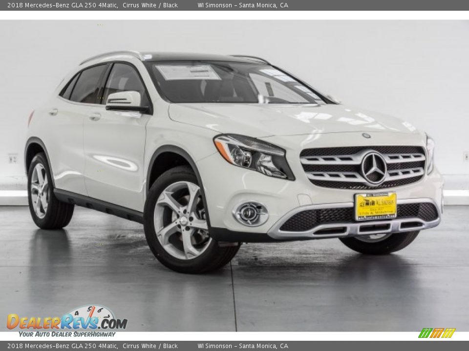 2018 Mercedes-Benz GLA 250 4Matic Cirrus White / Black Photo #12