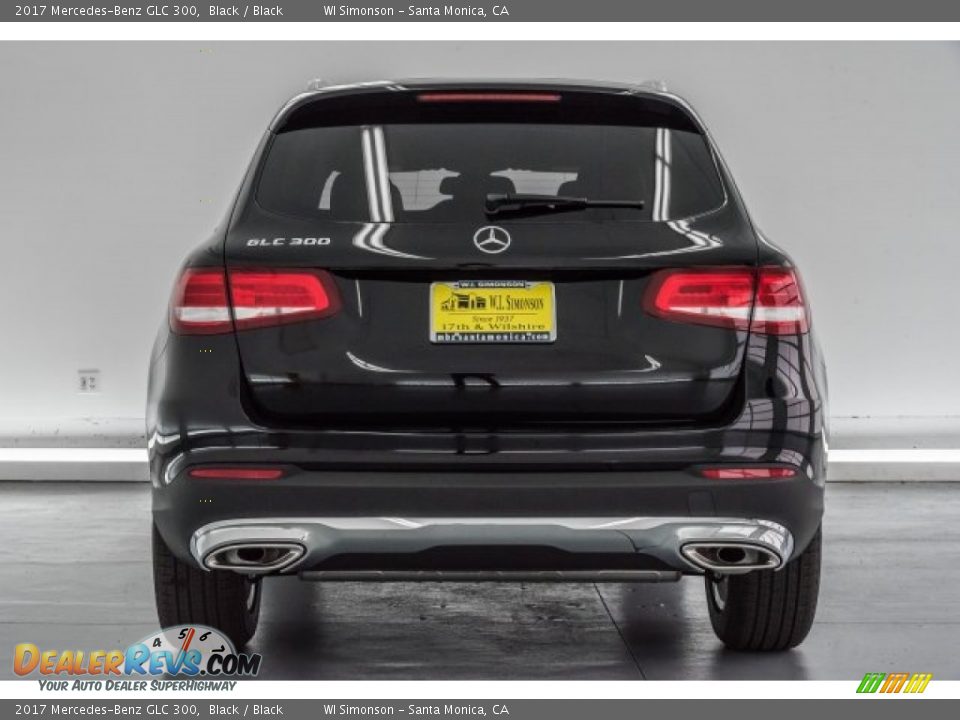 2017 Mercedes-Benz GLC 300 Black / Black Photo #4