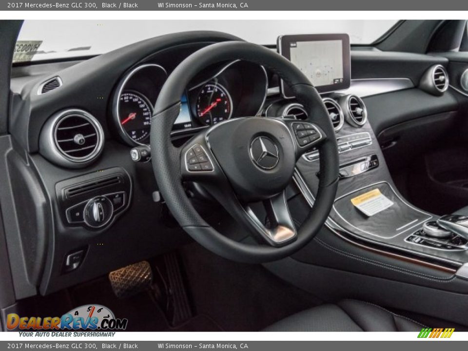 2017 Mercedes-Benz GLC 300 Black / Black Photo #6