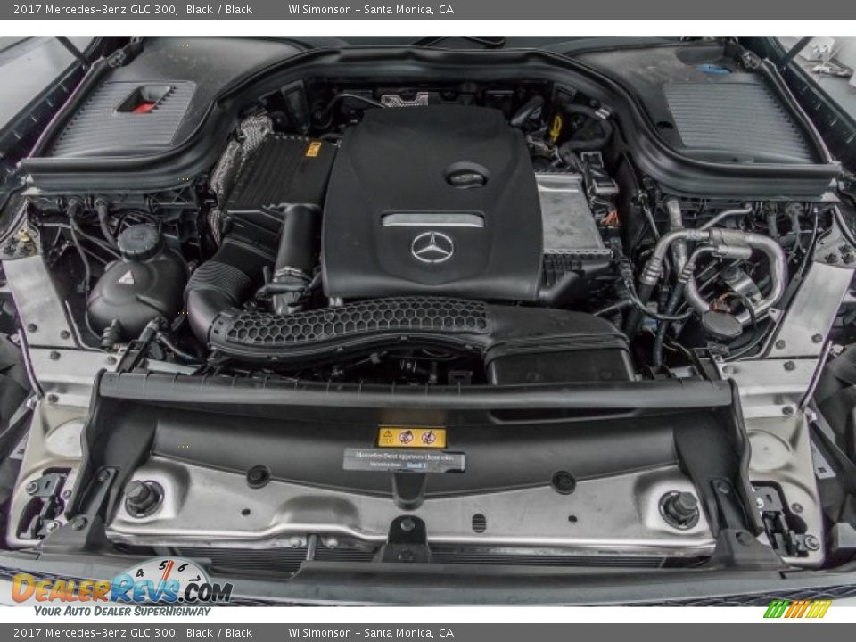 2017 Mercedes-Benz GLC 300 Black / Black Photo #8