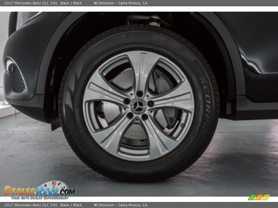 2017 Mercedes-Benz GLC 300 Black / Black Photo #9