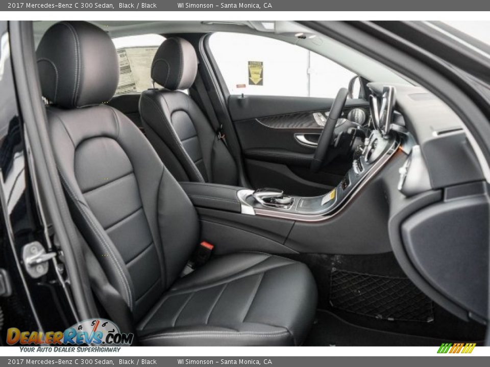 2017 Mercedes-Benz C 300 Sedan Black / Black Photo #2