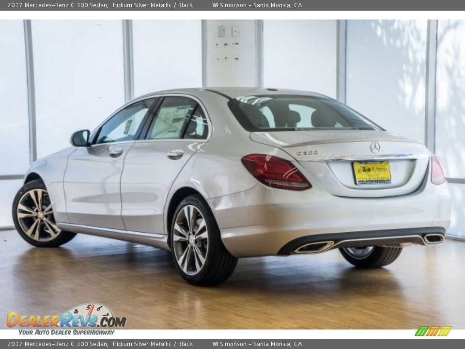 2017 Mercedes-Benz C 300 Sedan Iridium Silver Metallic / Black Photo #3