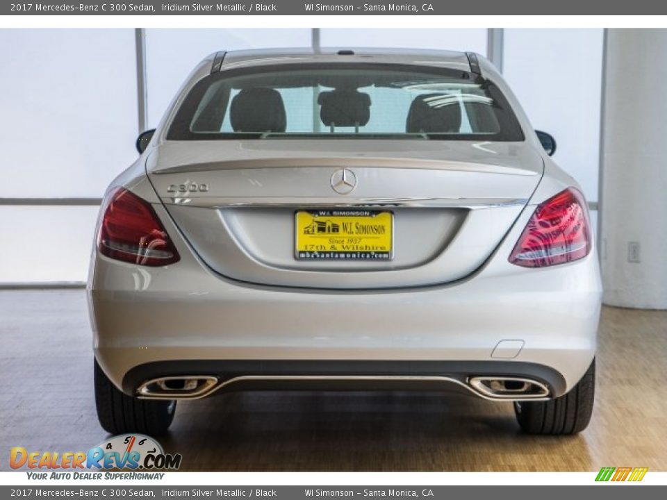 2017 Mercedes-Benz C 300 Sedan Iridium Silver Metallic / Black Photo #4