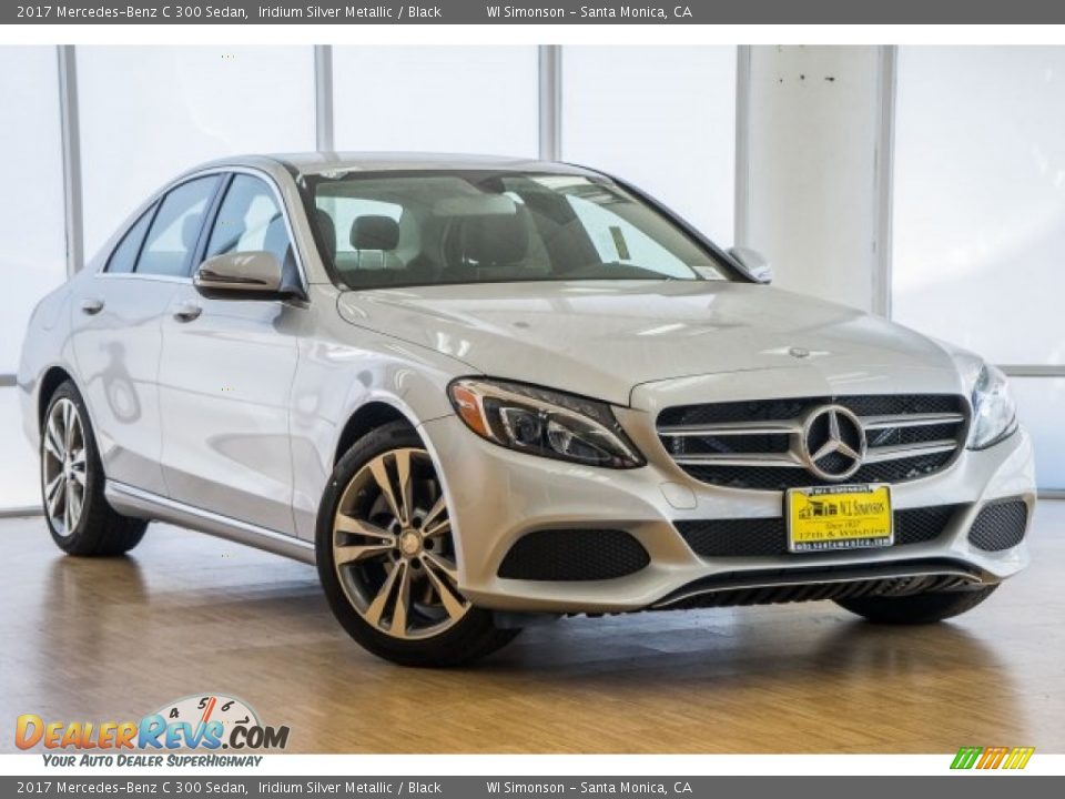 2017 Mercedes-Benz C 300 Sedan Iridium Silver Metallic / Black Photo #12