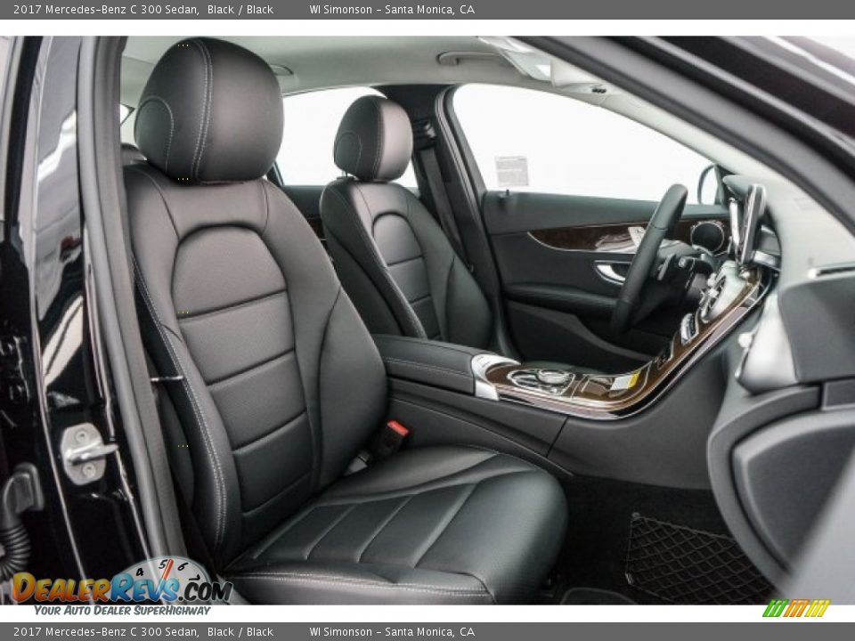 2017 Mercedes-Benz C 300 Sedan Black / Black Photo #2