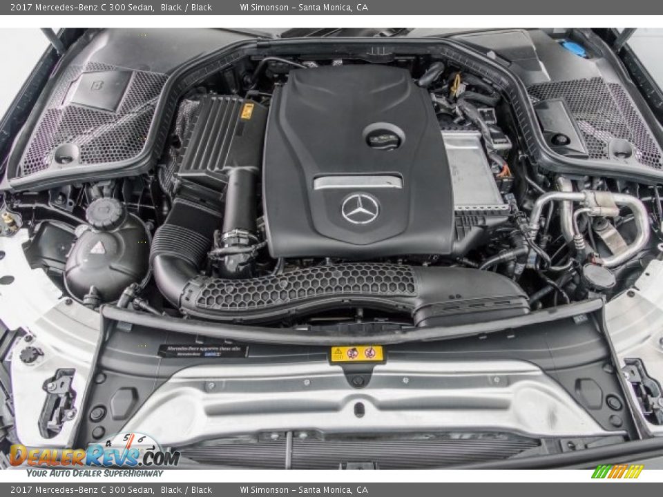 2017 Mercedes-Benz C 300 Sedan Black / Black Photo #8